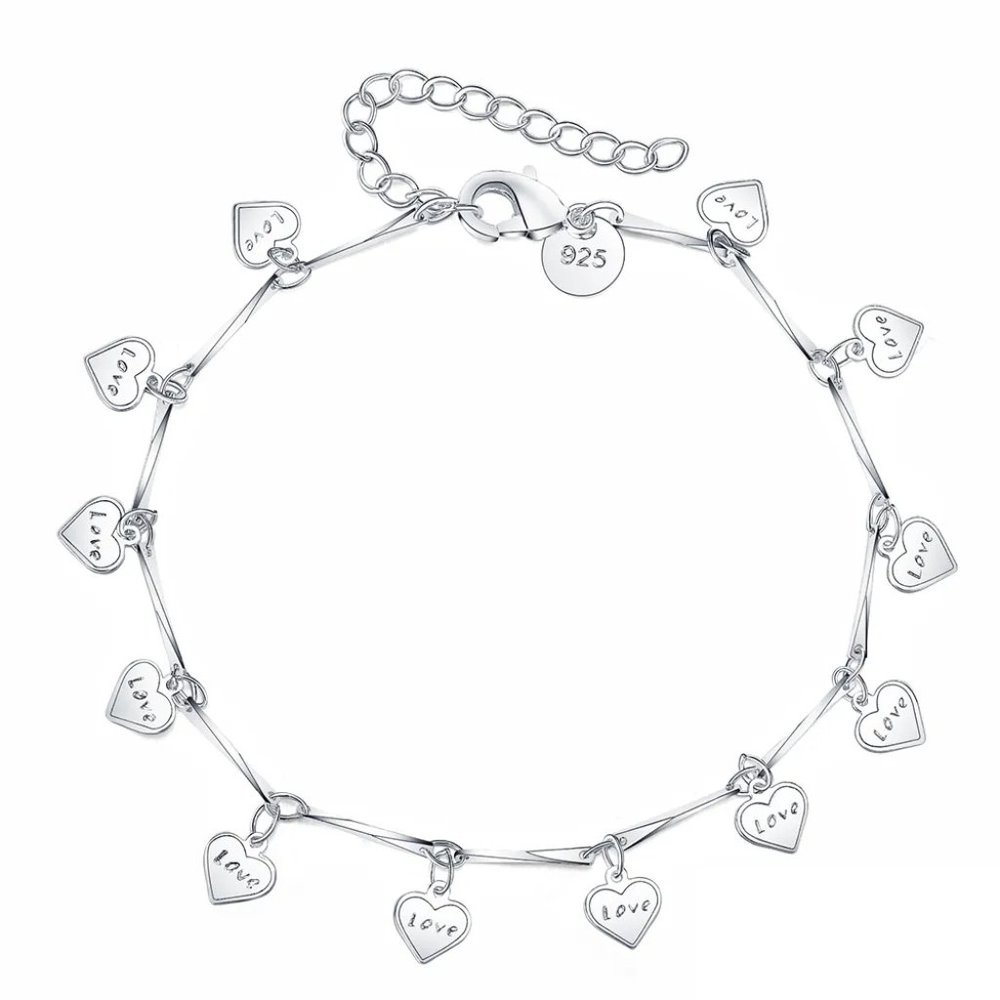 💎 925 Sterling Silver Bundle Necklace Earrings Bracelet And Ring Adjustable - Picture 5 of 9